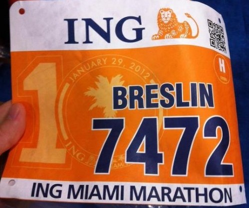 marathon bib